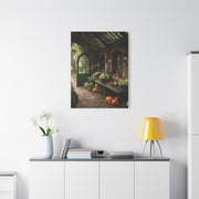 Autumn Greenhouse Harvest Scene Wall Art & Canvas Print