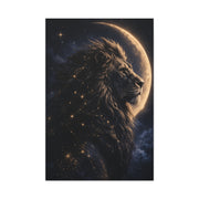 Celestial Lion Moon Constellation Wall Art & Canvas Print
