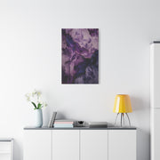 Purple Botanical Ceramic Texture Wall Art & Canvas Print
