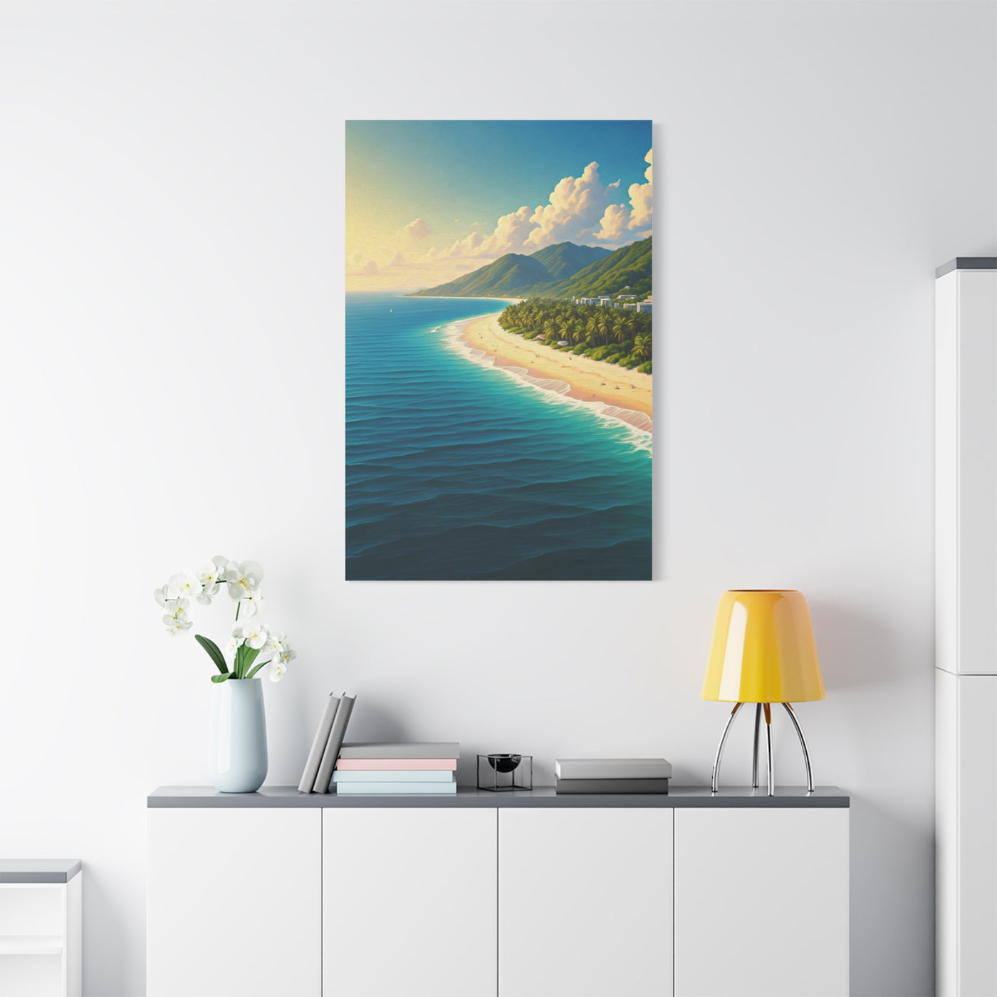 Tropical Coastline Bay Panorama Wall Art & Canvas Prints
