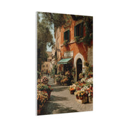 Italian Flower Market Street Wall Art & Canvas Print