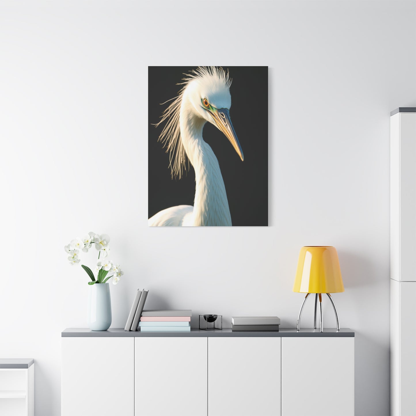 Collection Egret Art Art Wall Art & Canvas Print