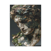 Verdigris Marble Bust Sculpture Wall Art & Canvas Print