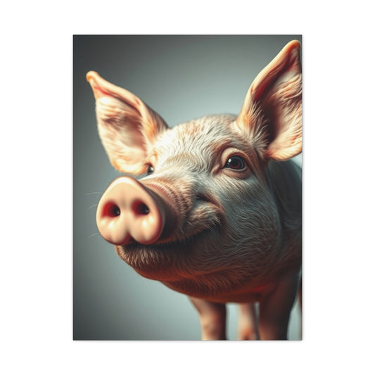 Pig Art Canvas Art 4 Wall Art & Canvas Print