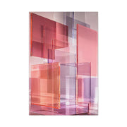 Blush Acrylic Glass Illusion Wall Art & Canvas Print
