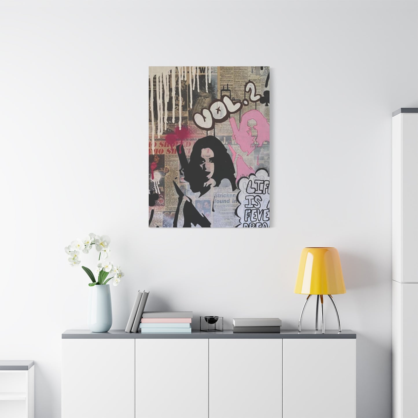 Vol. 2 Abstract Painting Mixed Media Wall Art & Canvas Prints