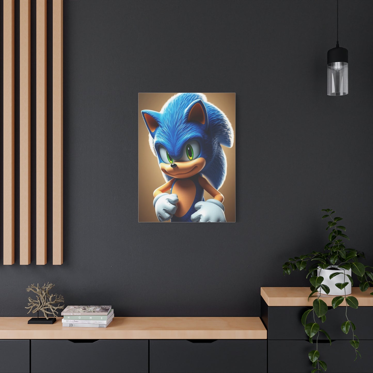 Vision Sonic the Hedgehog Art Art Wall Art & Canvas Print