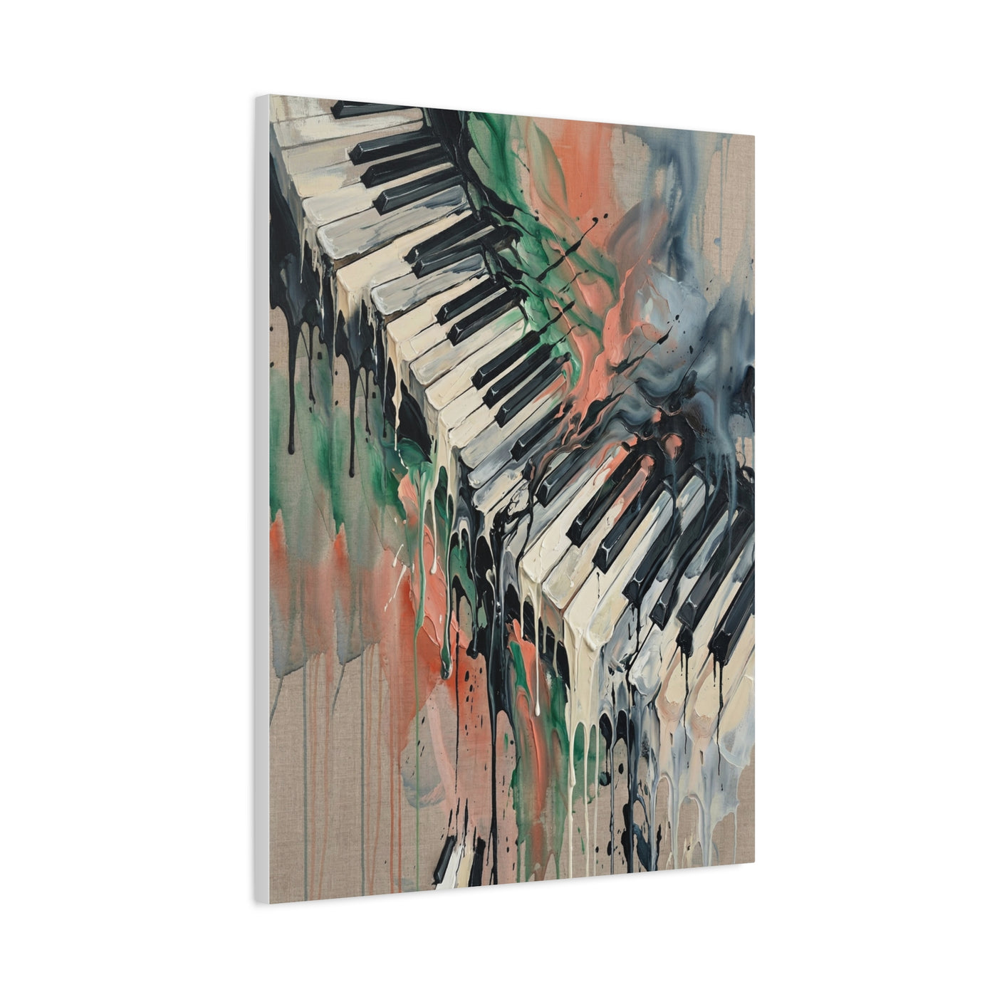 Abstract Piano Flow Expression Wall Art & Canvas Print