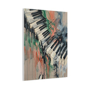 Abstract Piano Flow Expression Wall Art & Canvas Print