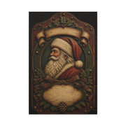 Heirloom Santa Wooden Plaque Wall Art & Canvas Print