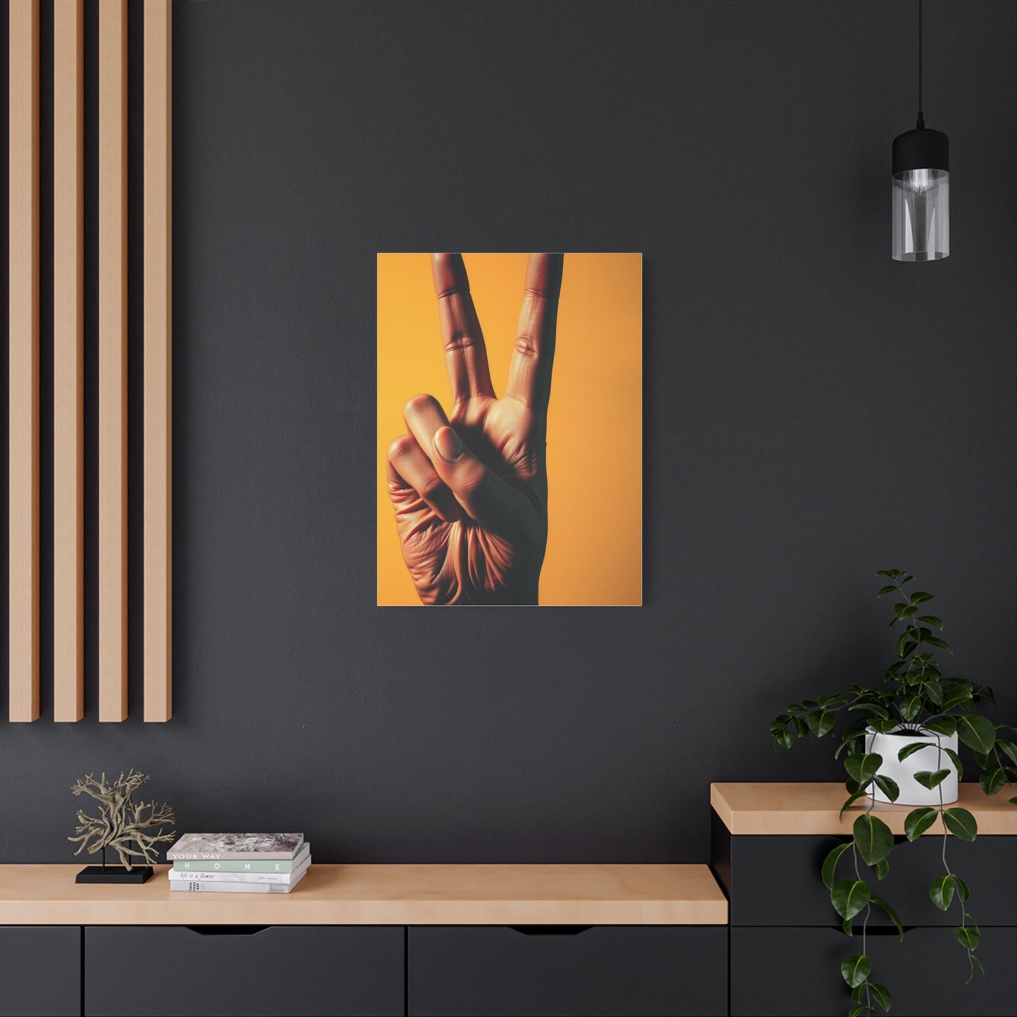 Vision Peace Sign Art Art Wall Art & Canvas Print
