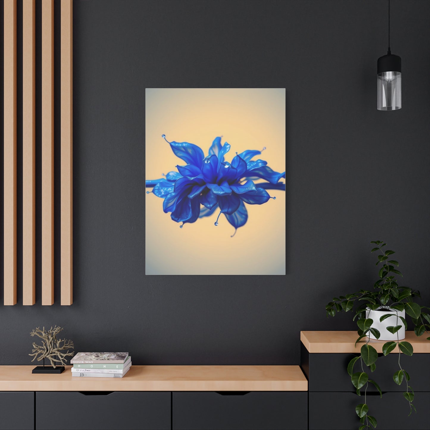 Supreme Collection Blue & Gray Art Wall Art & Canvas Print
