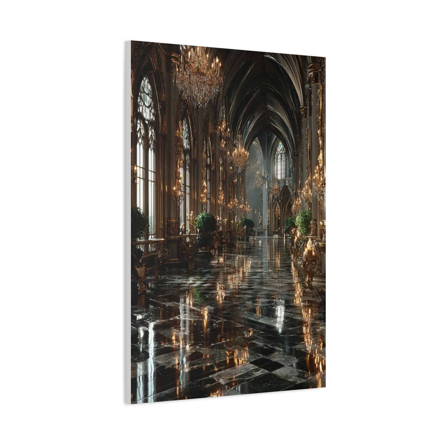 Grand Palace Corridor Luxury Wall Art & Canvas Print