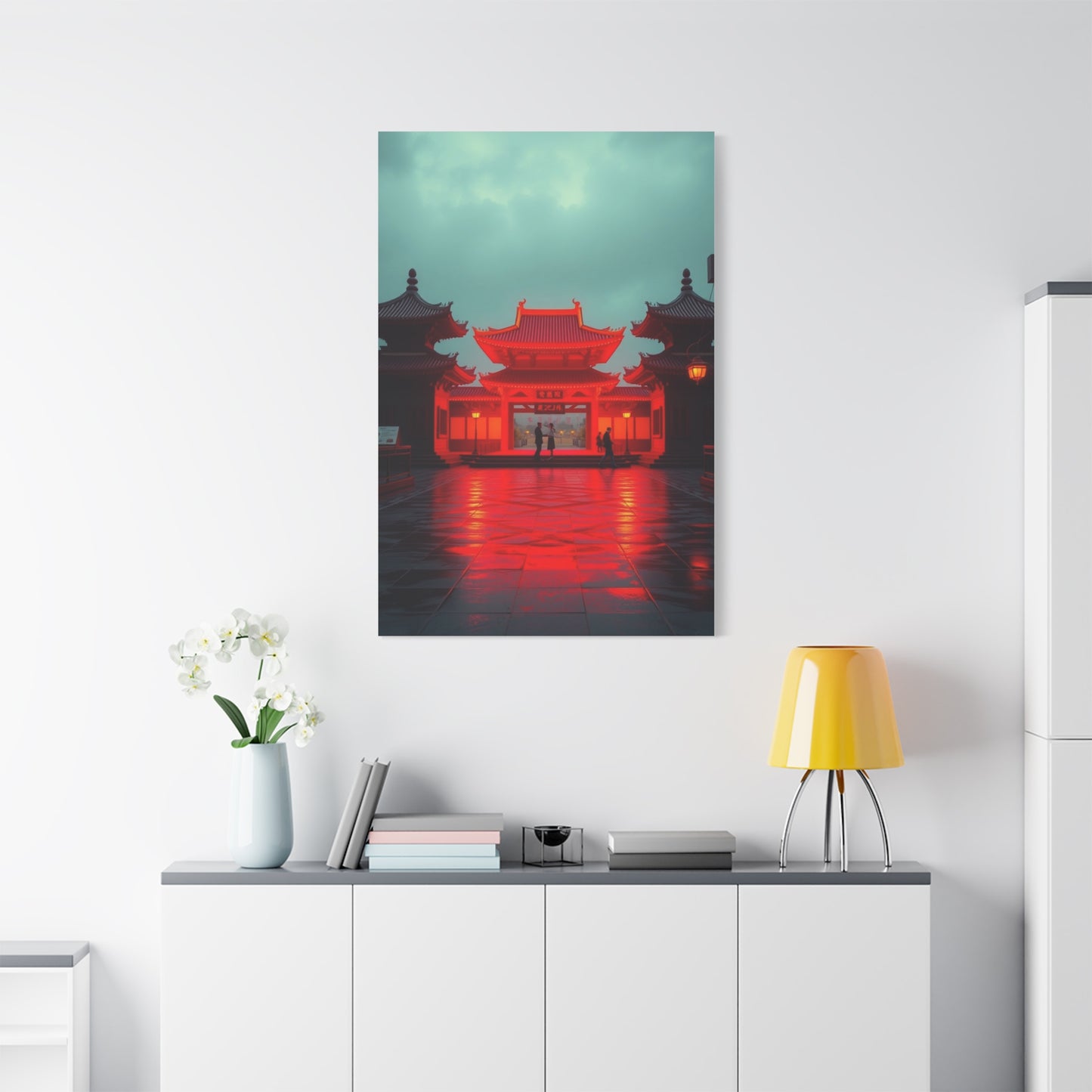Scarlet Reverie Art Wall Art & Canvas Print