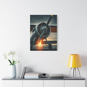 Vintage Prop Engine Close-Up Wall Art & Canvas Prints