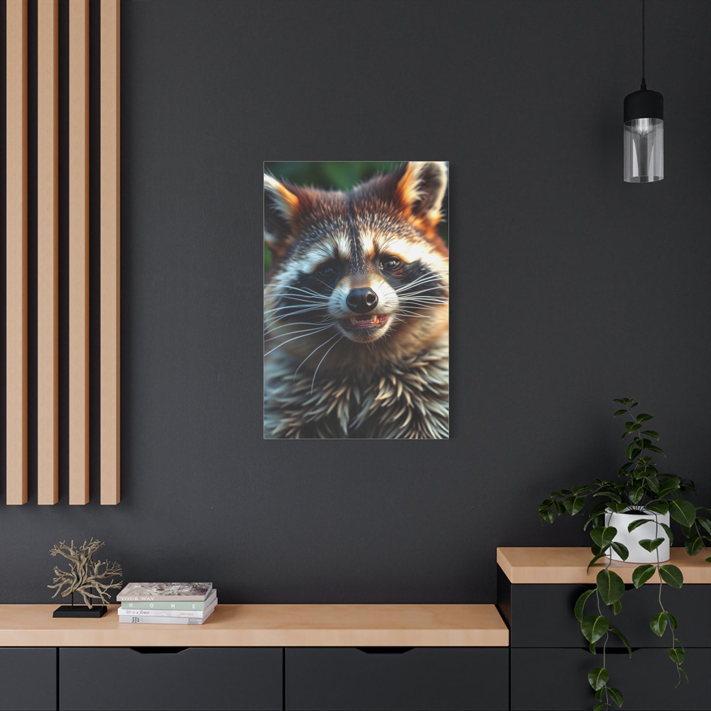 Masterpiece Raccoon Art Vision Wall Art & Canvas Print