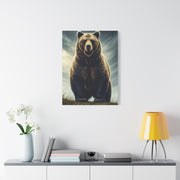 Majestic Grizzly Standing Portrait Wall Art & Canvas Prints