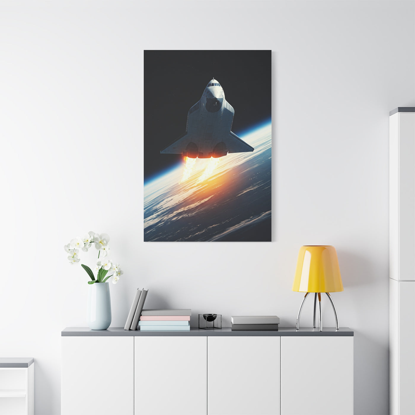 Space Shuttle Earth Ascent Wall Art & Canvas Prints