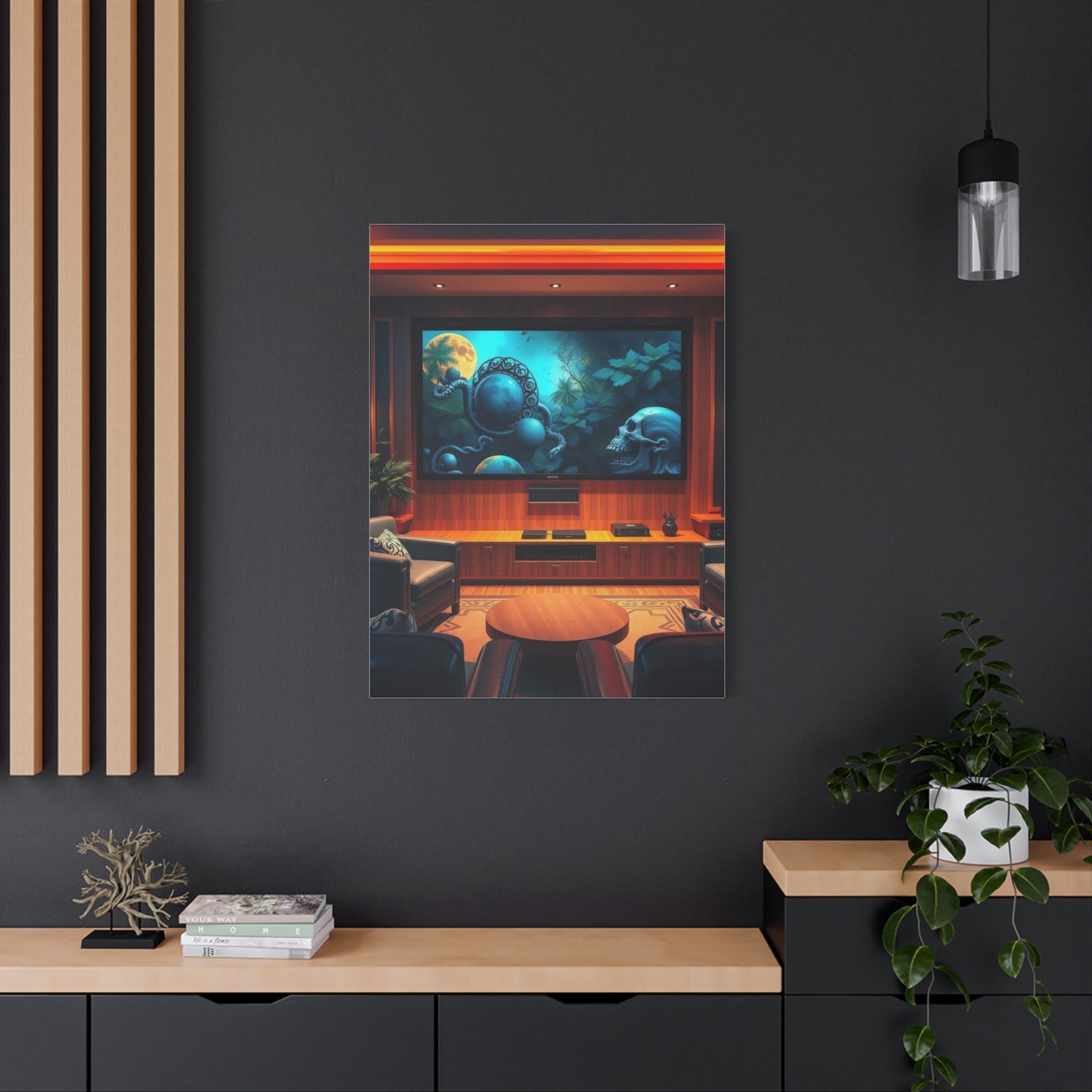 Masterpiece Home Theater Art Vision Wall Art & Canvas Print