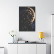 Celestial Lion Moon Constellation Wall Art & Canvas Print
