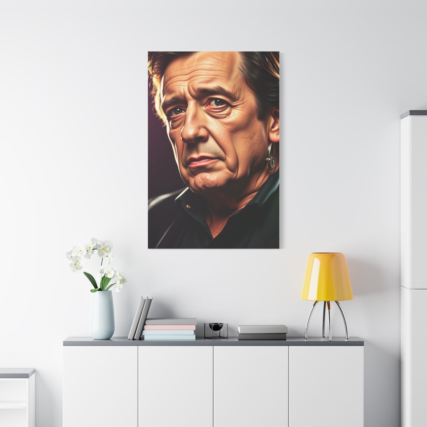 Johnny Cash Art Supreme Canvas Wall Art & Canvas Print