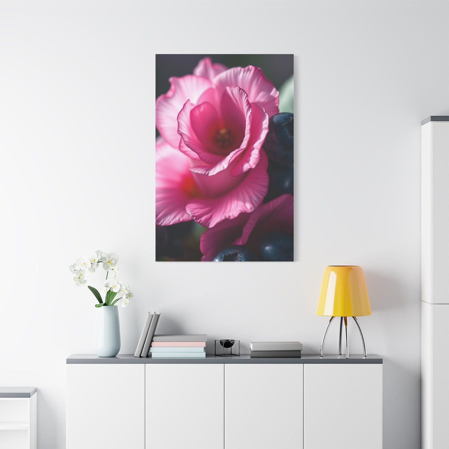 Elite Blush and Blueberry Art Vision Wall Art & Canvas Print