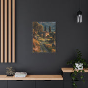 Tuscan Green Olive Grove Landscape Wall Art & Canvas Print