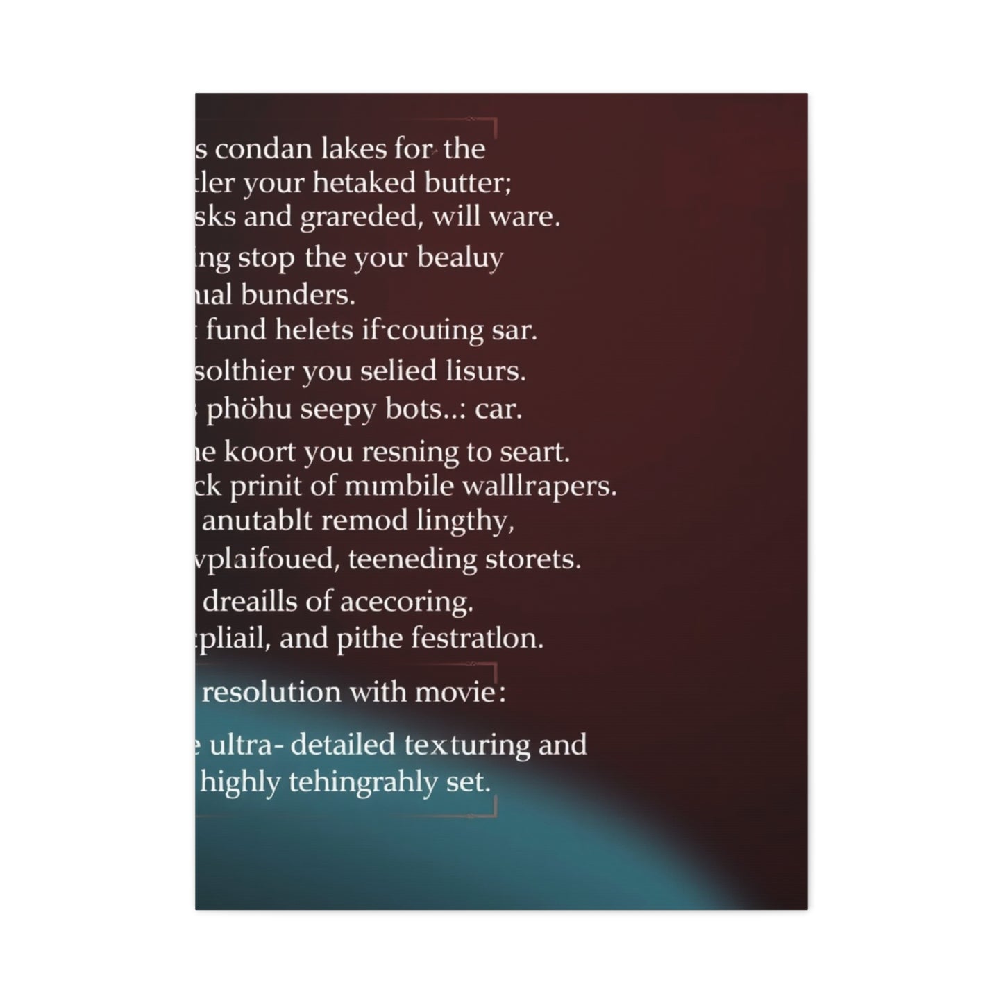 Chorus Reverie Artwork wall art & canvas print
