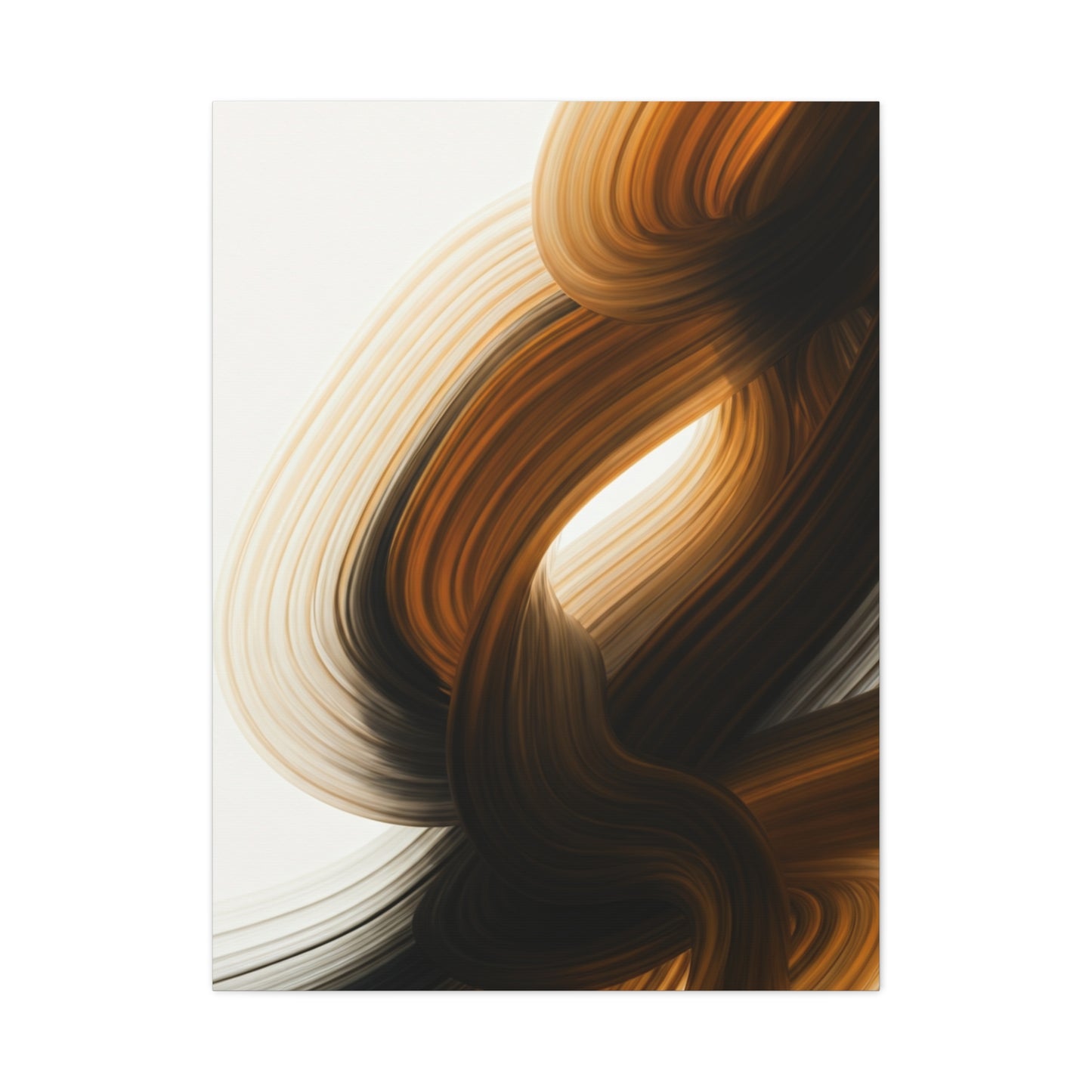 Dark Gold Flow Abstract Wall Art & Canvas Prints
