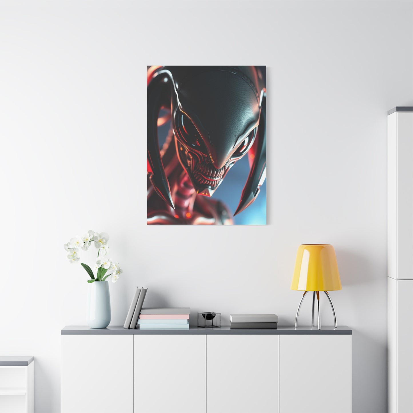 Masterpiece Alien Art Vision Wall Art & Canvas Print