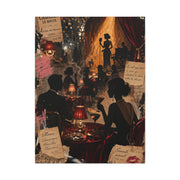 Cabaret Night Collage Scene Wall Art & Canvas Print