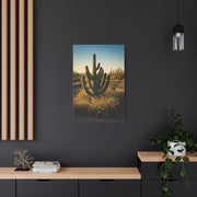 Wildflower Desert Saguaro Garden Wall Art & Canvas Prints