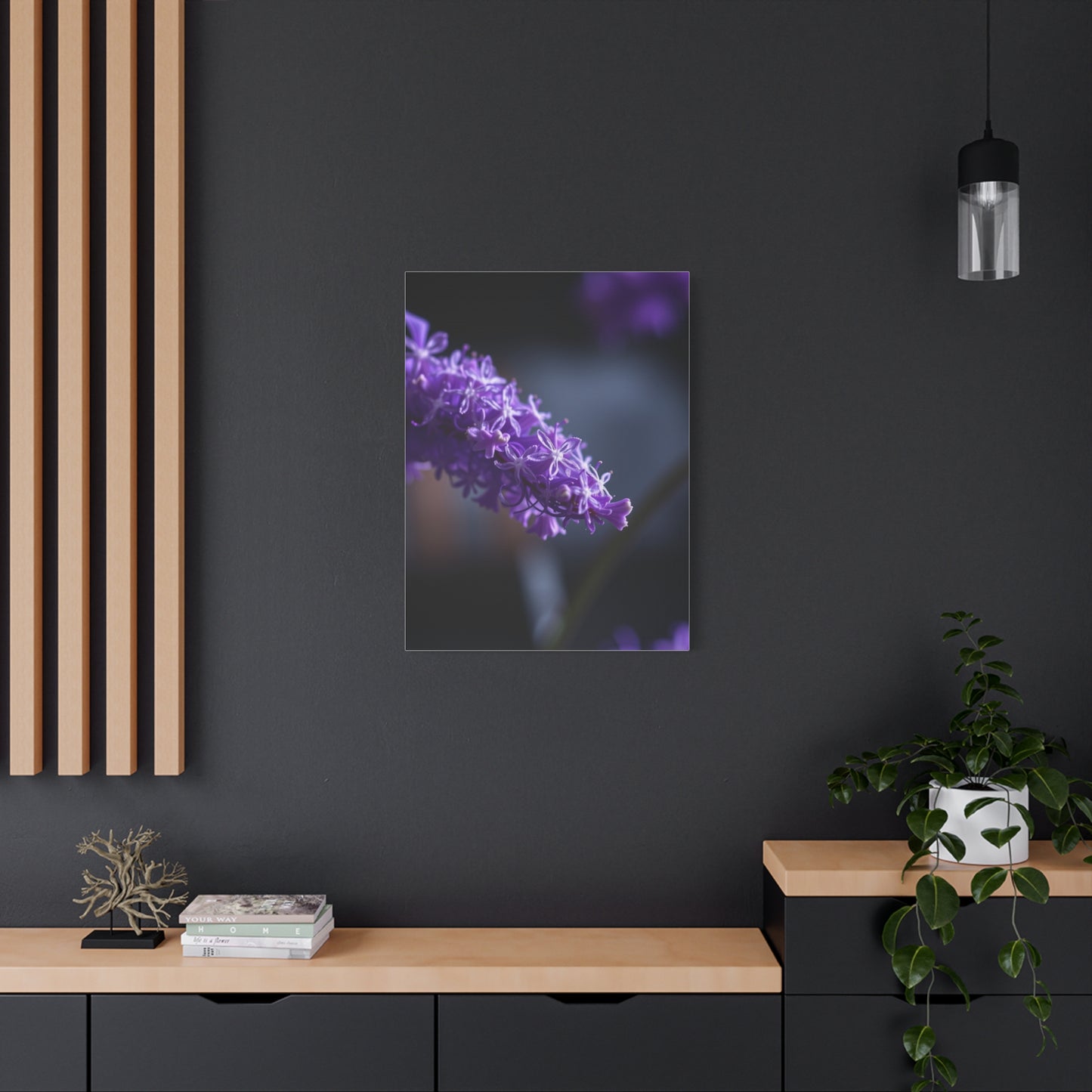 Divine Indigo Expression Wall Art & Canvas Print