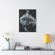 Silver Fox Velvet Portrait Wall Art & Canvas Print