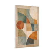 Stitched Geometric Canvas Abstraction Wall Art & Canvas Print
