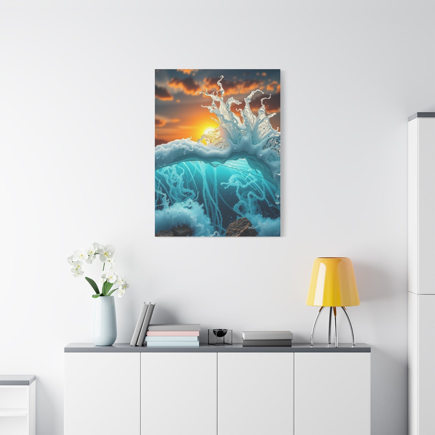 Harbor Reflections Artwork Wall Art & Canvas Print