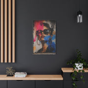 Urban Fashion Graffiti Portrait Street Wall Art & Canvas Print
