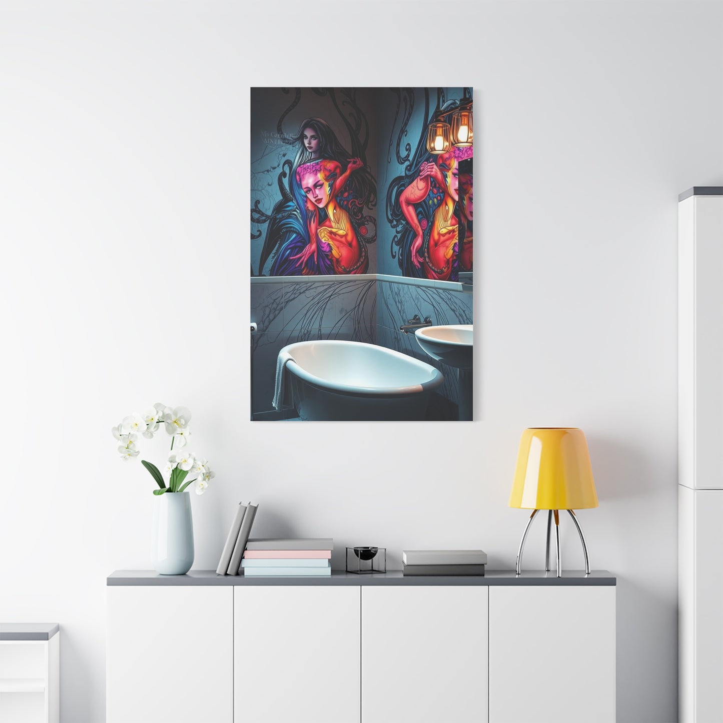 Aqua Reverie Wall Masterpiece Wall Art & Canvas Print