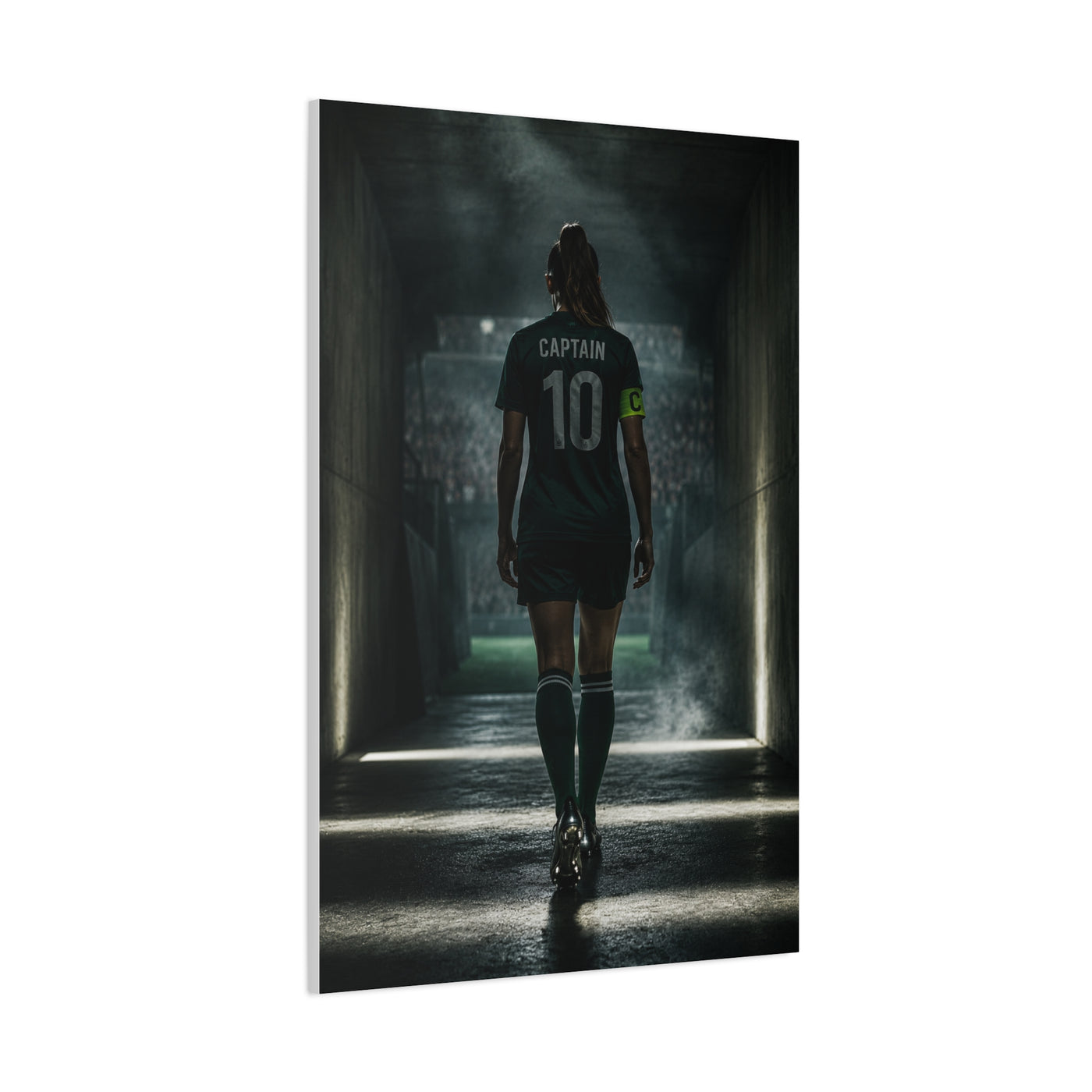 Soccer Captain Tunnel Sports Wall Art & Canvas Print