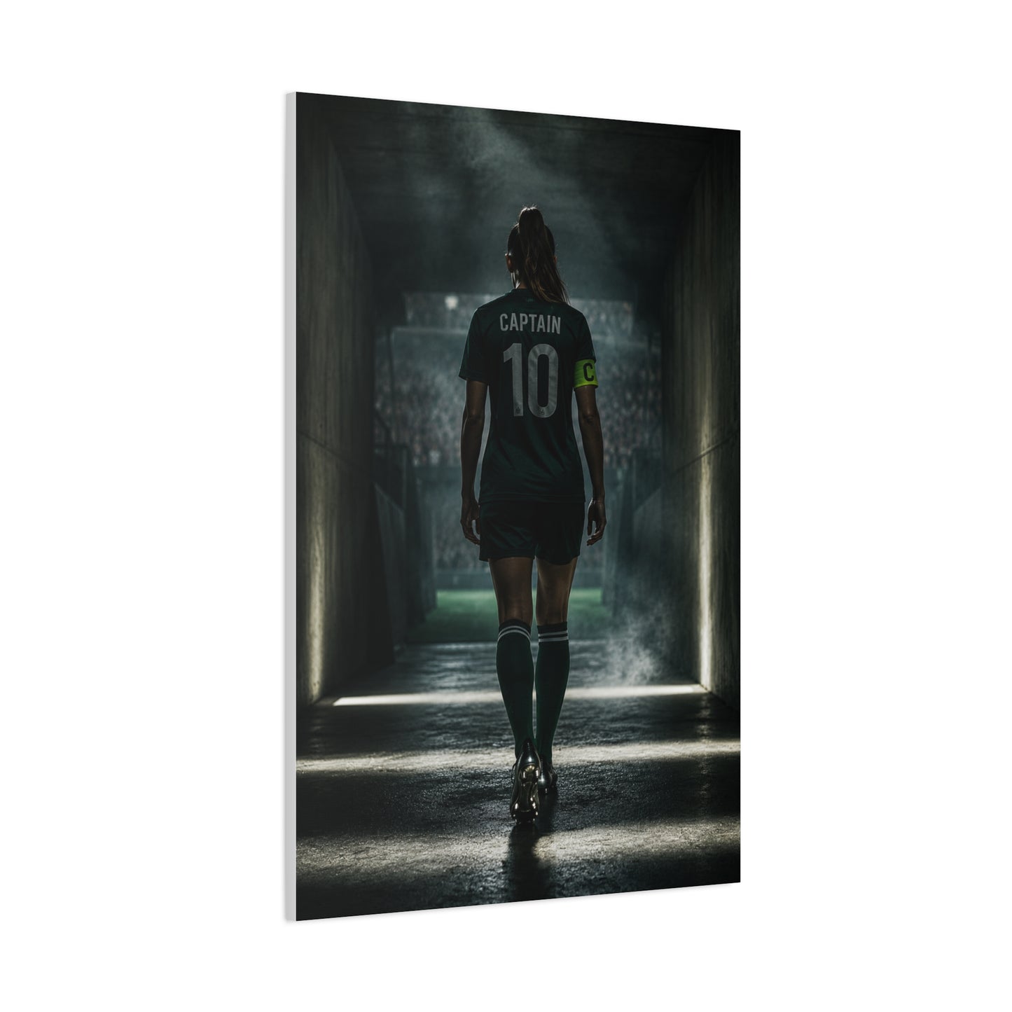 Soccer Captain Tunnel Sports Wall Art & Canvas Print