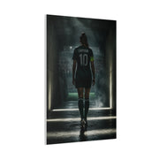 Soccer Captain Tunnel Sports Wall Art & Canvas Print