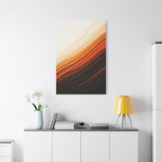 Flowing Amber Gradient Abstract Wall Art & Canvas Prints
