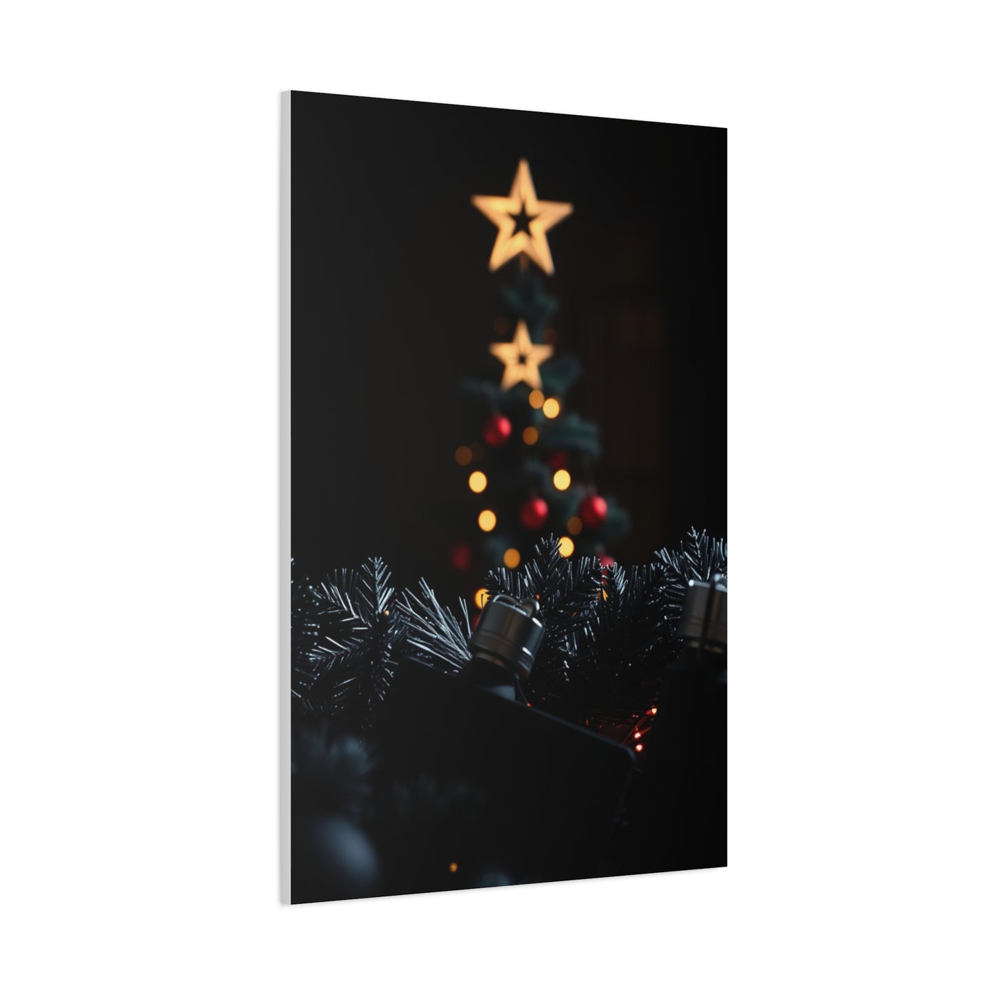 Elite Black Christmas Art Vision Wall Art & Canvas Print