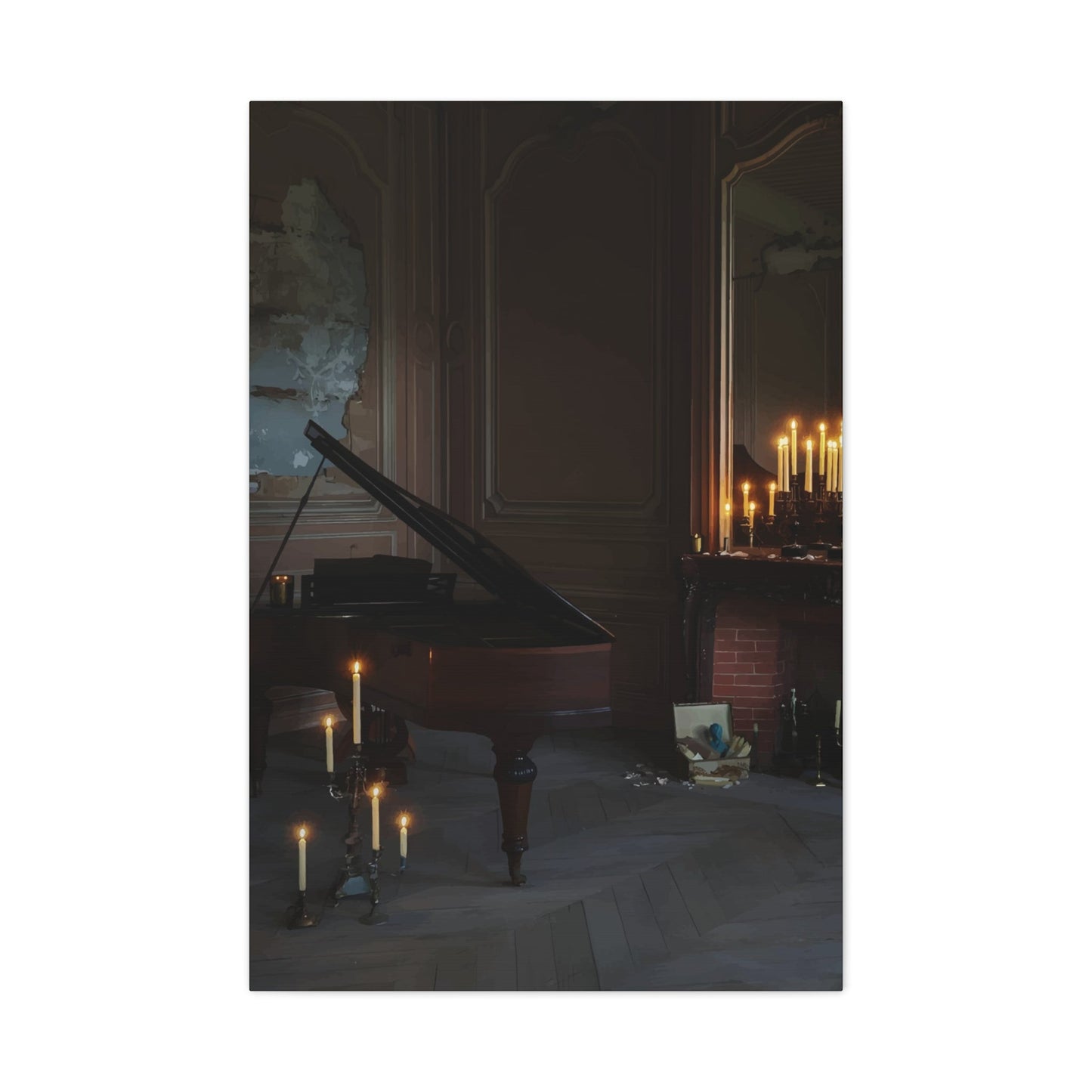 Candlelit Room Wall Art & Canvas Prints