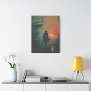 John Wick Foggy Street Walk Movie Poster Wall Art & Canvas Print