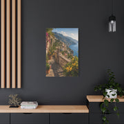 Amalfi Coast Terrace View Wall Art & Canvas Print