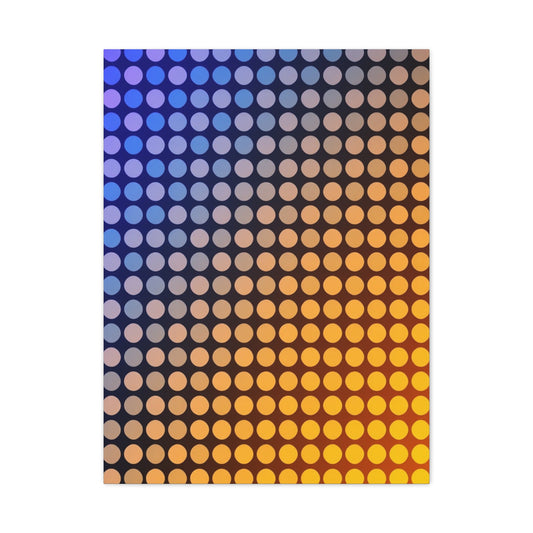 Polka Dot Pattern Art Luxury Canvas Wall Art & Canvas Print