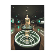 Cosmic Core Human Sculpture Wall Art & Canvas Print