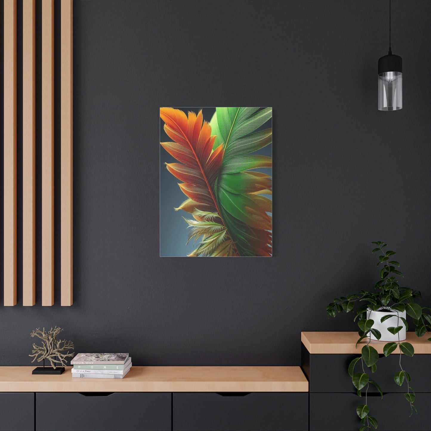 Supreme Feather Art Beautiful Collection Wall Art & Canvas Print