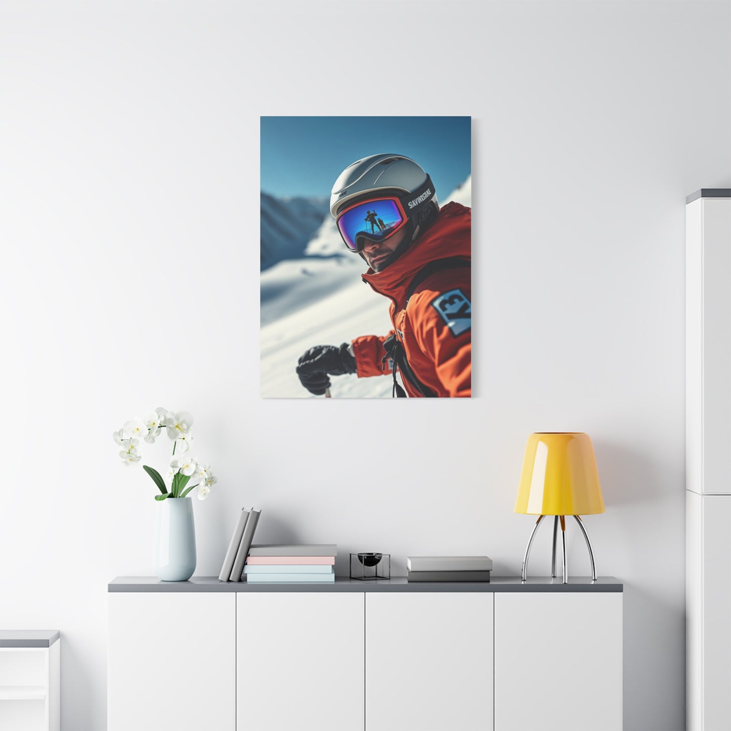 Vision Skiing Art Art Wall Art & Canvas Print